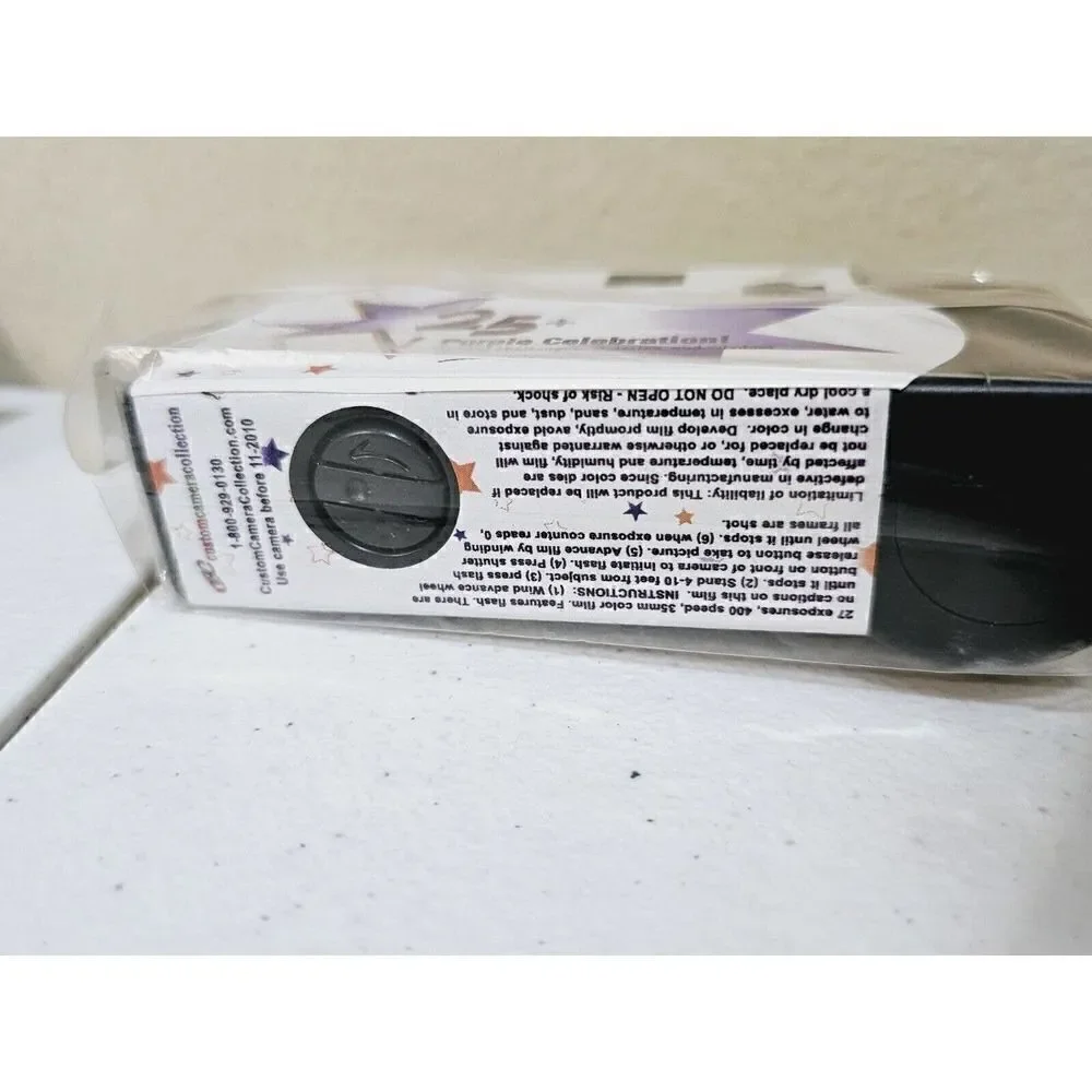Single Use Custom Camera Collection Purple Celebration